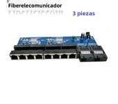 Reverse PoE Switch 8 RJ45 2 SC Serat Gigabit Ethernet Switch Optical UTP Port 10/100/1000M pcba
