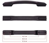 Luggage Handle Handle Grip Trolley Handle Suitcase Handle Bag Handle Replacement Universal Travel Black Luggage Bag Accessories