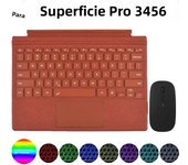 Keyboard for Microsoft Surface Pro 8 9 X 3 4 5 6 7 Custom Russian Spanish Arabic Portuguese French AZERTY Hebrew Korean German