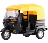 Alloy Indian Tricycle Model Alloy Sound and Light Pull Back Car Model Toy Three Wheeled Motorcycle Diecast toys for boys Gifts