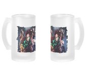 JARRA CERVEZA CRISTAL DEMON SLAYER ACCION PERSONAJES esmerilada esmerilado 500ml guardianesdelanoche tanjiro nezuko super guerrero sagaandroides