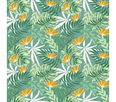 Papel Pintado Floral Tropical