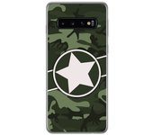Tumundosmartphone Funda Gel Tpu para Samsung Galaxy S10 Plus diseño Camuflaje 01 Dibujos