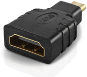 CABLEPELADO Adaptador HDMI a Micro HDMI | Adaptador Micro HDMI Vídeo Universal | 4K Ultra HD 1080p Full HD | Apto para Smartphone, Cámaras y Tablet