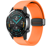 20mm 22mm Watch Strap For Samsung Galaxy watch 6/4/5 pro/classic/3/gear s3 Silicone Magnetic bracelet Huawei watch gt 4 2 3 band