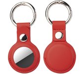 For Apple Airtags Keychain Case Cover Waterproof Key Chain Ring PU Anti-lost Luggage tag Accessories Key For Airtag Bumper Shell
