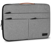 Funda Subblim Air Padding 360 Sleeve para Portátiles hasta 14"/ Gris Claro