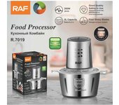 Picadora de carne multifunción de acero inoxidable para uso doméstico, estándar europeo y americano de la RAF, electrodoméstico de cocina, procesador de alimentos, batidora, 3 l