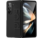 Luxury Ultra Thin Elastic Wrist Strap Folding Case For Samsung Galaxy Z Fold 5 4 3 Soft Bumper Shockproof Matte Hard Back Cover