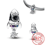 Cute 925 Sterling Silver Cookie House Hat Heart Festive Nutcracker Dangle Charm Fit Original Bracelet DIY Christmas Tree Gift
