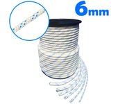 Cuerda trenzado granete de poliamida alta tenacidad 6mm 500kg. No cede. Especial bombas sumergidas, objetos suspendidos, trincaje  3-20m. Longitud a elegir