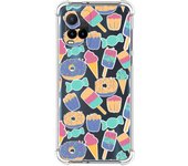 Funda Silicona Antigolpes para Vivo Y21 / Y21s / Y33s diseño Dulces 02 Dibujos