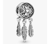 Pandora Charm de Colgante en Plata de Lei atrapasueños Espiritual 797200,Incluye Caja Original