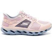 SKECHERS 125121 GRIS-TAUPE-ROSA