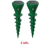 Powerful and Efficient Solar Powered Mole Repellent with Screw, Sonic Gopher Repellent for Lawn Yard, Outdoor Groundhog Deterren