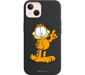 Funda original compatible con iPhone 13 Negro con un diseño de Garfield Expresivo