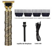 2023 New Vintage T9 Hair Trimmer Men's Electric Shaver Rechargeable Hair Cutting Machine Beard Clipper Barber Hair Cut