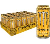 MONSTER ULTRA GOLD 500ML - SABOR PIÑA - BEBIDA ENERGETICA SIN AZUCAR - LATA PACK 24 UNIDADES (NACIONAL - ESPAÑA)