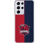 Funda original compatible con Samsung Galaxy S21 Ultra - S30 Ultra - Baskonia fondo rojo y azul