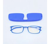 May Flower High Quality Light Anti-Blue Ray Reading Glasses TR90 Thin Portable Presbyopia Spectacles Glasses Men With Case +3.5