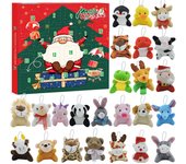 Christmas Blind Box Advent Calendar 2024 Girls Jewelry Beauty Gift Box Set Boys Car Building Blocks New Year Countdown Present