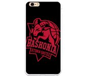 Funda original compatible con iPhone 6 Plus - 6S Plus - Baskonia escudo rojo fondo negro