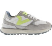 Victoria 1985 RUSH Zapatillas de nylon con piezas de metalizadas y de serraje y logotipo retro 8807106