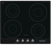 Encimera Induccion Smeg SI964NM 60cm Victoria Negro smeg  Placas de inducción SMEG 8017709275815