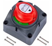 SOMY Disyuntor de batería SR, interruptor aislador de batería de 12 V - 48 V, interruptor de desconexión de batería impermeable, interruptor aislador de batería 275 A para automóviles, barcos, vehículos