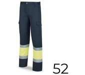 Pantalón Poliéster/algodón Bicolor Alta Visibilidad Azul/amarillo Talla 52 388pfxyfa/52 Marca - Seguridad Guantes