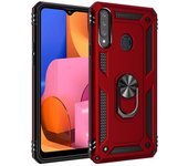 Shockproof Armor Magnetic Case For Samsung Galaxy A10 A20 A30 A50 A40 A60 A70 A20E A30S A50S A12 A11 Metal Ring Cover