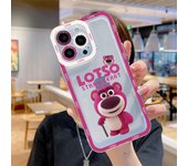 Cute Cartoon Lotso Phone Case for Xiaomi Redmi Note 13C 12 12C 11 10 10C 10s 9 9s 9A 9T 9C 8 7 Pro Max 4G 5G Transparent Cover