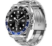 Nuevo reloj inteligente con llamadas Bluetooth, bisel giratorio, música, detección de frecuencia cardíaca y presión arterial, reloj inteligente para hombres