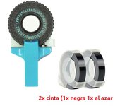 3D Embossing Typewriter Household Mini Portable Manual Label Machine Embossing Machine Hand Curtain Decorative Tape Paper