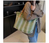 Handbag Woman Bag Design Simple Niche Travel  Beach Tote Bag Tassel Letter Embroidery Fashion Large Capacity Shoulder Bags 2022