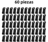 10/30/60pcs Mini Clothes Hanger for Closet Connector Hooks Cascading Plastic Wardrobe Coat Organizer Rack Holder Space Saving