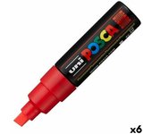 Rotuladores POSCA PC-8K Rojo (6 Unidades)