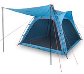 vidaXL Tienda Campaña 4 Personas Impermeable Apertura Rápida Toldo Color Gris y naranja,  Azul,  Verde y mas