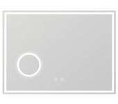 100x60cm Espejo baño bluetooth con LED antivaho + Dimmable + 3 Colores + Aumento 3X