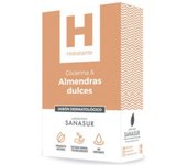 Jabón Hidratante Dermatológico con Glicerina y Almendras Dulces - Sanasur - Cuidado Personal y Baño - Jabón de Barra