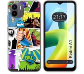 Funda Silicona para Xiaomi Redmi A1 diseño Comic Dibujos