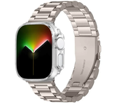 Stainless Steel Strap+Case for Apple Watch Band Ultra 2 49mm Metal Wristband Cover IWatch Series 9 8 7 45mm 41mm 44mm Bracelet