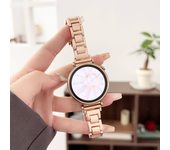 18mm 20mm 22mm Stainless Steel Women Band for Huawei GT4 GT5 41mm 46mm Metal Strap for Samsung Galaxy Watch 7/6/5/4 40mm 44mm FE