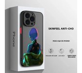 Cyberpunk Edgerunners For Apple iPhone 15 14 13 12 11 mini XS XR X 8 7 Pro Max Plus Frosted Translucent Phone Case