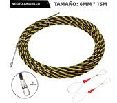 6mm 5M-50M Cable Push Puller Threader Electrical Wire Guide Device Puller Lead Wiring Installation Tool With 2pcs Wire Harness