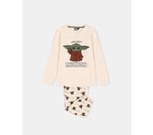 STAR WARS Pijama Manga Larga Cute Baby Yoda para Niña
