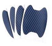 4Pcs/Set Car Styling Mouldings Sticker Car Door Sticker Carbon Fiber Scratches Resistant Cover Auto Handle Protection Film Parts