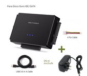 Adaptador de Disco Duro USB 3.0 a SATA IDE Cable Conversor 3 en 1 para HDD/SSD/CD-RW