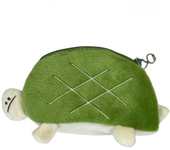 1pcs Cute tortoise student pencil case office stationery storage bag kids kawaii school supplies rubber pencil storage bag