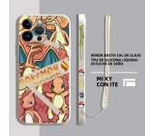 Cartoon Pokemon Phone Case for Apple iPhone 13 Pro 15 Plus XR 12 Mini 11 SE 14ProMax XS Max 8 7 Square Liquid Cover